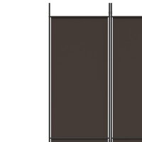  Kamerscherm met 4 panelen 200x220 cm stof bruin 7