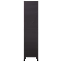 Lockerkast 90x45x180 cm staal antracietkleurig 4