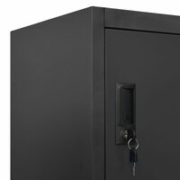 Lockerkast 90x40x180 cm staal antracietkleurig 7
