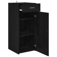 Opbergkast Zwarte Eik 40 x 42,5 x 93 cm Geconstrueerd hout 5