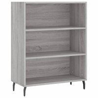Schappenkast 69,5x32,5x90 cm bewerkt hout grijs sonoma eiken 2