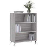 Schappenkast 69,5x32,5x90 cm bewerkt hout grijs sonoma eiken 3