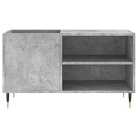 Platenkast 85x38x48 cm bewerkt hout betongrijs 4