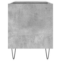 Platenkast 85x38x48 cm bewerkt hout betongrijs 5