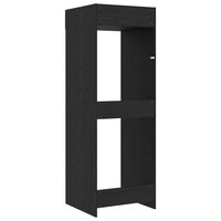Wasmachinekast Zwart Eiken 67,5 x 68 x 200 cm Bewerkt hout 8