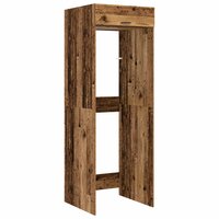 Wasmachinekast Oudhout 67,5 x 68 x 200 cm Bewerkt hout 2