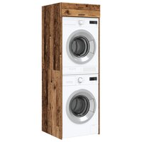 Wasmachinekast Oudhout 67,5 x 68 x 200 cm Bewerkt hout 3