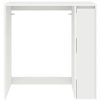 Wasmachinekast met opslag Wit 87 x 60 x 89 cm Bewerkt hout 6