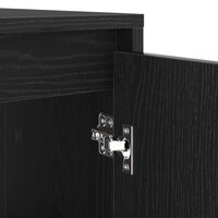 Wasmachinekast Zwart Eiken 87 x 60 x 89 cm Bewerkt hout 9