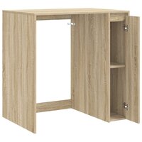 Wasmachinekast met opslag Sonoma 87 x 60 x 89 cm Bewerkt hout 5