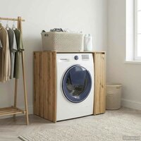 Wasmachinekast Artisan Eiken 87 x 60 x 89 cm Bewerkt hout 4