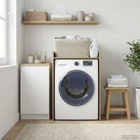 Wasmachinekast met opslag Ambachtelijk eiken 67,5 x 48 x 97 cm 4