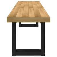 Eetbank NOAIN U-vormige poten 180x40x45 cm massief hout 4