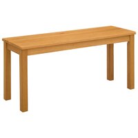 Eetbank 95 x 32 x 45 cm Massief Eikenhout Naturel 2