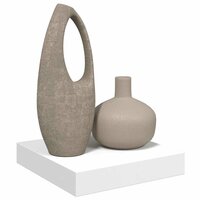 Wandschap zwevend 23x23,5x3,8 cm MDF hoogglans wit 5