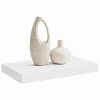 Wandschap zwevend 40x23,5x3,8 cm MDF wit 5