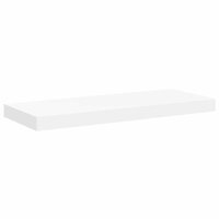 Wandschap zwevend 60x23,5x3,8 cm MDF wit 2