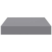 Wandschap zwevend 23x23,5x3,8 cm MDF grijs 6