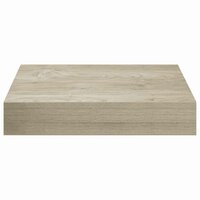 Wandschap zwevend 23x23,5x3,8 cm MDF eikenkleur 6