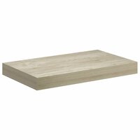 Wandschap zwevend 40x23,5x3,8 cm MDF eikenkleurig 2