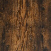 Wandschap met stang 30x25x30 cm gerookt eikenkleurig 7