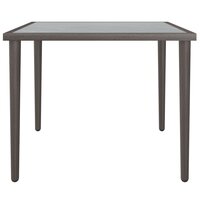 Tuintafel 48x48x37 cm staal grijs 4
