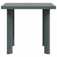 Tuintafel 80x75x72 cm kunststof groen 6