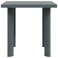 Tuintafel 80x75x72 cm kunststof groen 7