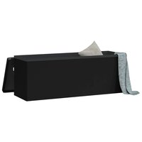 Opbergbank inklapbaar PVC zwart 4
