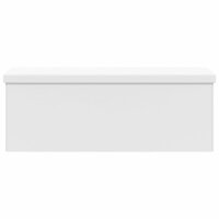 Opbergbank inklapbaar PVC wit 5