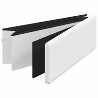 Opbergbank inklapbaar PVC wit 9