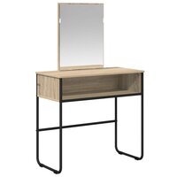 Kaptafel Sonoma Eiken 81 x 40 x 131 cm Bewerkt hout 2