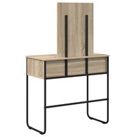 Kaptafel Sonoma Eiken 81 x 40 x 131 cm Bewerkt hout 6