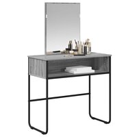 Kaptafel Grijs Sonoma 81 x 40 x 131 cm Bewerkt hout 3