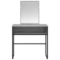 Kaptafel Grijs Sonoma 81 x 40 x 131 cm Bewerkt hout 4