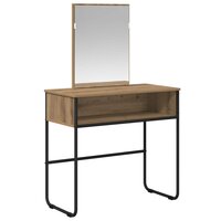 Kaptafel Artisanaal eiken 81 x 40 x 131 cm Bewerkt hout 2