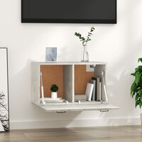 Wandkast 60x36,5x35 cm bewerkt hout betongrijs 7