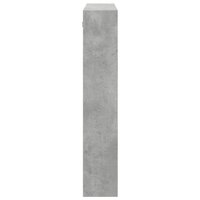 Wandkast 80x15x80 cm bewerkt hout betongrijs 5
