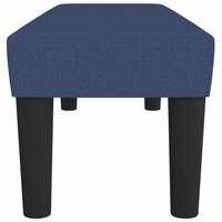 Bankje 100x30x30 cm stof blauw 4
