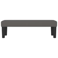 Bankje 100x30x30 cm kunstleer grijs 3