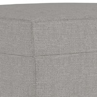 Bankje 100x35x41 cm stof lichtgrijs 5