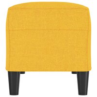 Bankje 100x35x41 cm stof lichtgeel 4