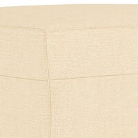 Bankje 70x35x41 cm stof cr&amp;egrave;mekleurig 5