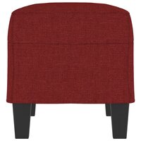 Bankje 70x35x41 cm stof wijnrood 4