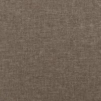 Bankje 70x35x41 cm stof taupe 6