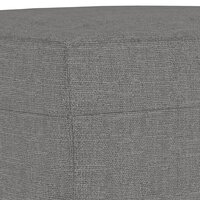 Bankje 100x35x41 cm stof donkergrijs 5