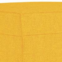 Bankje 100x35x41 cm stof lichtgeel 5