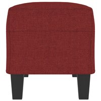 Bankje 100x35x41 cm stof wijnrood 4