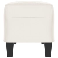 Bankje 100x35x41 cm microvezelstof beige 4