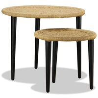 2-delige Salontafelset natuurlijk jute 4